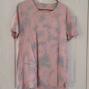 Oversized pink t shirt size large